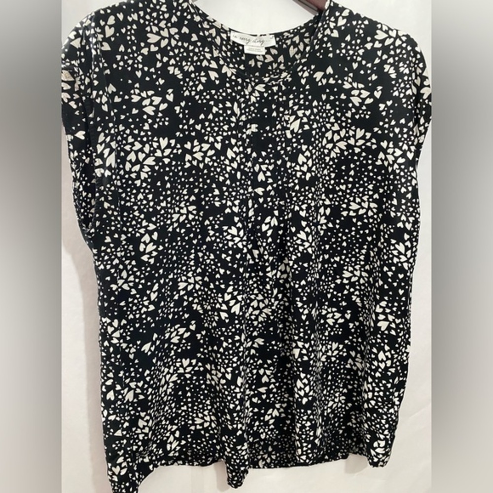 Penningtons Black and White Patterned Top